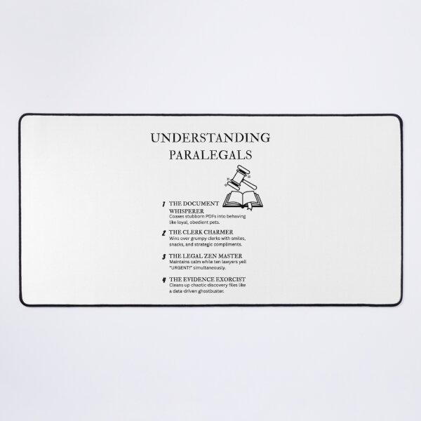Item preview, Understanding Paralegals – Fluent in Deadlines, Drama, and Legal Latin designed and sold by PsyFlow35.