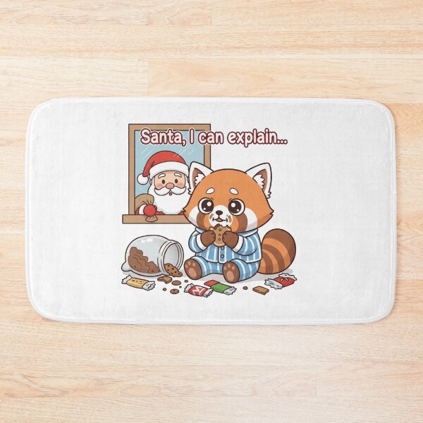 Item preview, Guilty Cookie Thief Caught by Santa designed and sold by WildLeafDigital.
