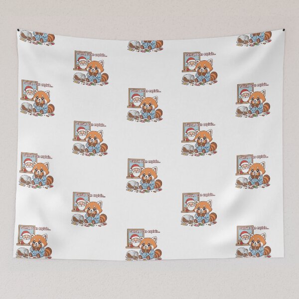 Item preview, Guilty Cookie Thief Caught by Santa designed and sold by WildLeafDigital.