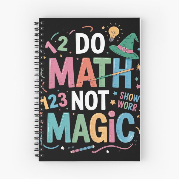 Item preview, Do Math Not Magic Math Teacher Back to School Student  designed and sold by lilLilaBatArt.