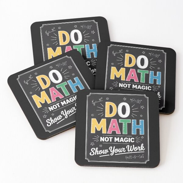 Item preview, Do Math Not Magic Math Teacher Back to School Student3  designed and sold by lilLilaBatArt.