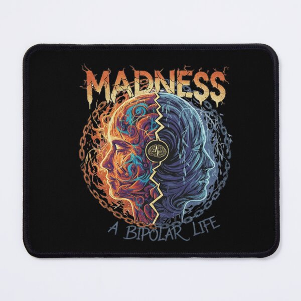 Item preview, Madness A Bipolar Life T-shirts Stickers Pillows And Caps designed and sold by Folk and Flux.