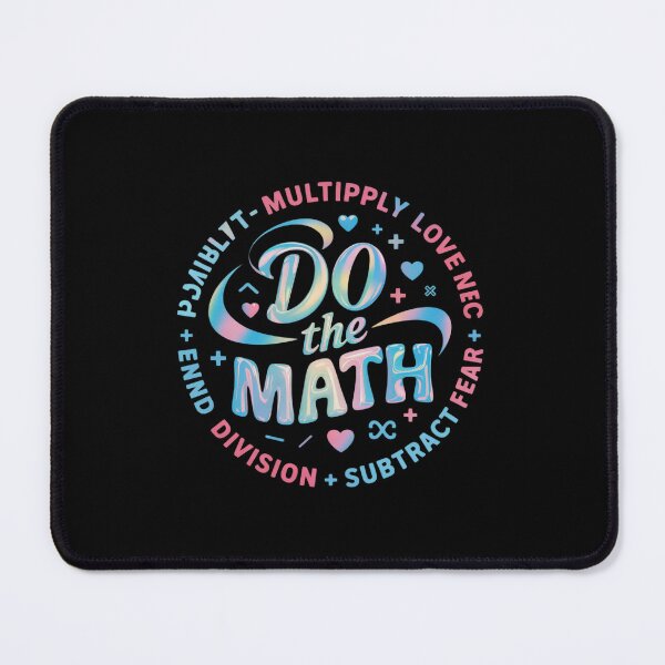 Item preview, Do The Math Multiply Love Add Hope Math Teacher Tie Dye designed and sold by lilLilaBatArt.