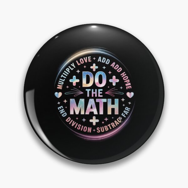 Item preview, Do The Math Multiply Love Add Hope Math Teacher Tie Dye Mens  designed and sold by lilLilaBatArt.