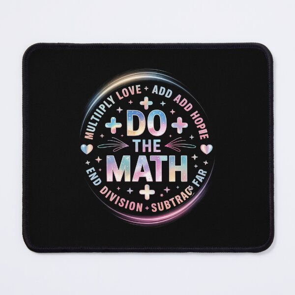 Item preview, Do The Math Multiply Love Add Hope Math Teacher Tie Dye Mens designed and sold by lilLilaBatArt.