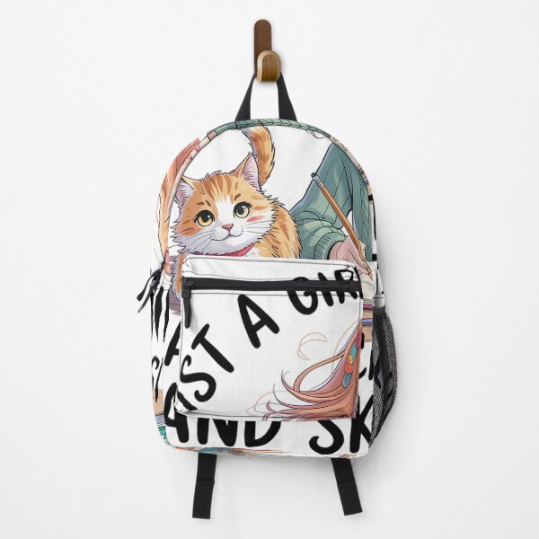 Item preview, Just A Girl Who Loves Anime Cats Music And Sketching designed and sold by AnixieArtFun.