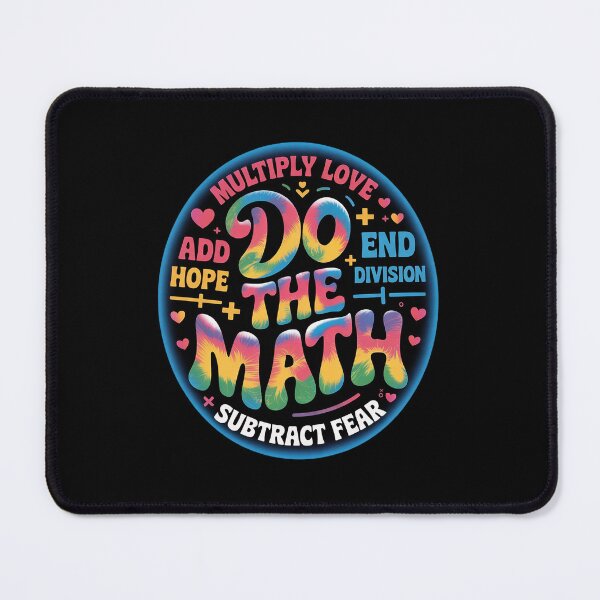 Item preview, Do The Math Multiply Love Add Hope Math Teacher Tie Dye Mens6  designed and sold by lilLilaBatArt.