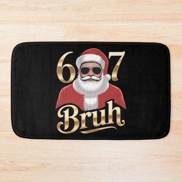 Item preview, Six Seven Bruh Santa Hilarious Holiday Design for Meme Lovers designed and sold by SkymarArt.