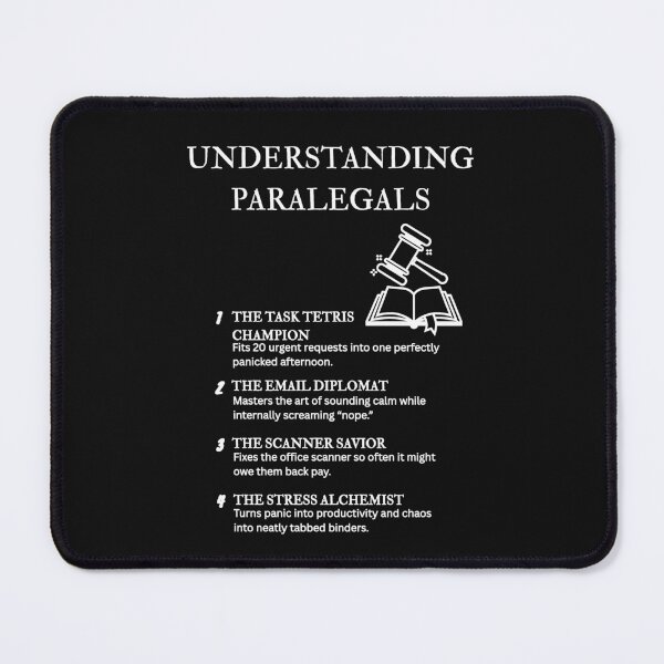 Item preview, Understanding Paralegals – The Calm in Every Legal Storm (and the Storm, Too) – Black designed and sold by PsyFlow35.