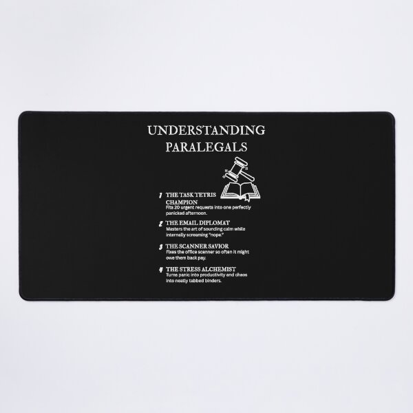 Item preview, Understanding Paralegals – The Calm in Every Legal Storm (and the Storm, Too) – Black designed and sold by PsyFlow35.