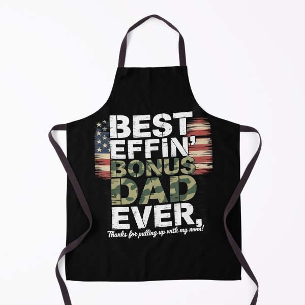 Item preview, Best Effin Bonus Dad - American Camo Flag  designed and sold by HuValverdeArt.