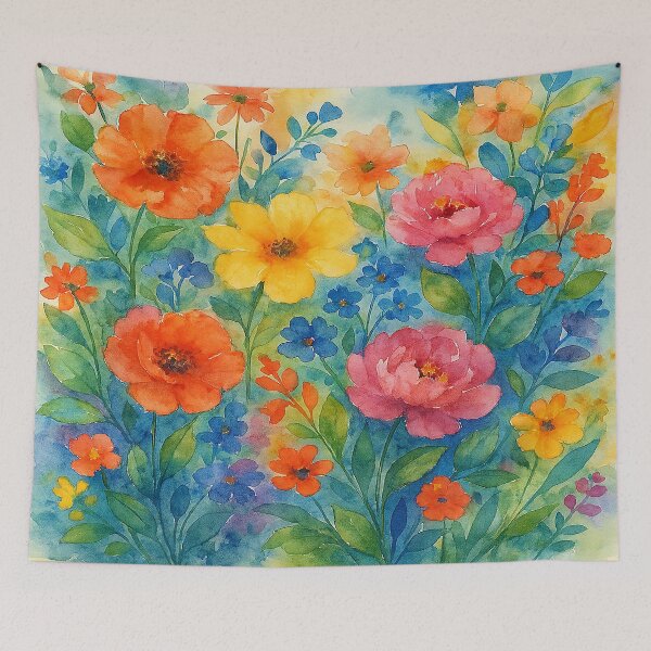 Item preview, Colorful Flowers  designed and sold by DinsignStudio.