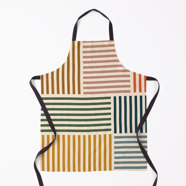Item preview, Retro Colorful Striped Blocks in Earth Tones designed and sold by enricadenicola.