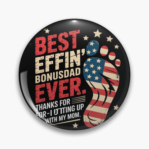Item preview, Best Effin Bonusdad Ever US Flag Boot Step Dad Fathers Day  designed and sold by HuValverdeArt.
