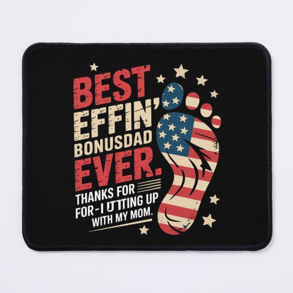 Item preview, Best Effin Bonusdad Ever US Flag Boot Step Dad Fathers Day designed and sold by HuValverdeArt.