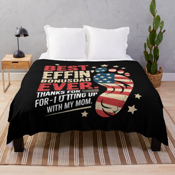 Item preview, Best Effin Bonusdad Ever US Flag Boot Step Dad Fathers Day designed and sold by HuValverdeArt.