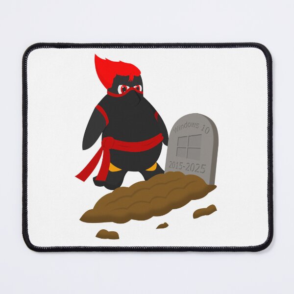 Item preview, Death of Windows 10 ( NinJOke X Linux ) designed and sold by Red Jacket Technologies.