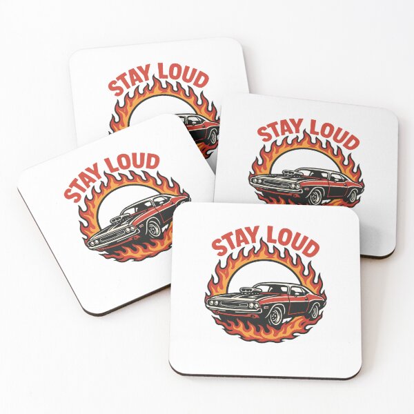 Item preview, Stay Loud Muscle Car Flame Art – American Classic Power Design designed and sold by Fleetwood1994.