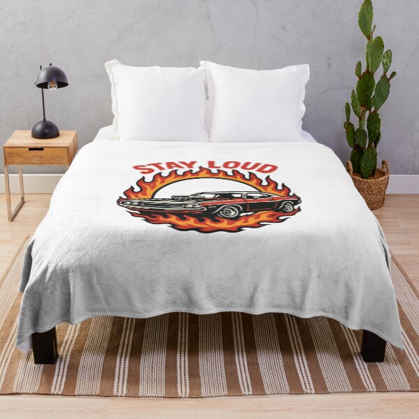 Item preview, Stay Loud Muscle Car Flame Art – American Classic Power Design designed and sold by Fleetwood1994.