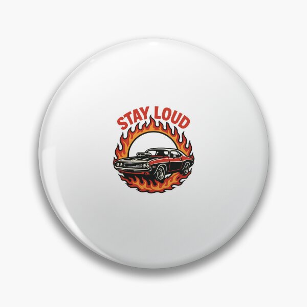 Item preview, Stay Loud Muscle Car Flame Art – American Classic Power Design designed and sold by Fleetwood1994.