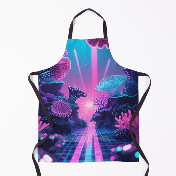 Item preview, Synthwave Sanctuary: Neon Coral Dreams designed and sold by PrimeGens.