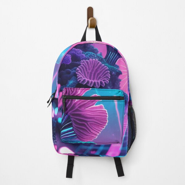 Item preview, Synthwave Sanctuary: Neon Coral Dreams designed and sold by PrimeGens.