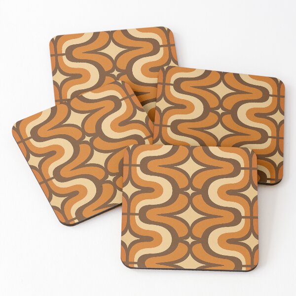 Item preview, Retro Geometrics and 1970s Nostalgia Earth tone designed and sold by DinsignStudio.