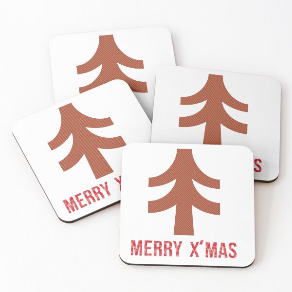 Item preview, Merry X'mas Distressed - Retro Striped Christmas Tree PNG | Minimalist Holiday T-Shirt Design designed and sold by sicty09Design.