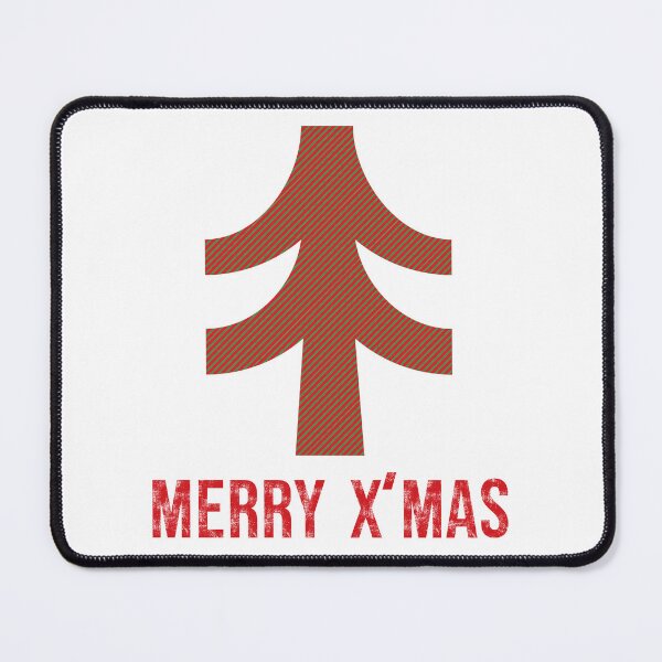 Item preview, Merry X'mas Distressed - Retro Striped Christmas Tree PNG | Minimalist Holiday T-Shirt Design designed and sold by sicty09Design.