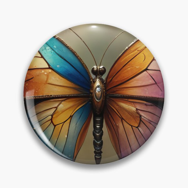 Item preview, Jewel Toned Butterfly in a Soft Focus Floral Meadow designed and sold by Snap2Art.
