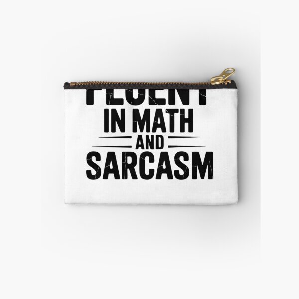 Item preview, Fluent In Math And Sarcasm Math Teacher Appreciation1  designed and sold by lilLilaBatArt.