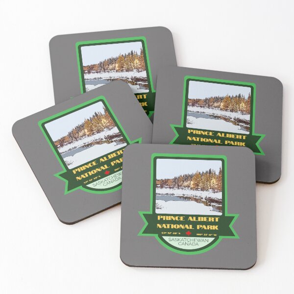 Item preview, Prince Albert National Park Vintage Retro Sticker – Canada National Park Badge Design designed and sold by RouseDesigns.