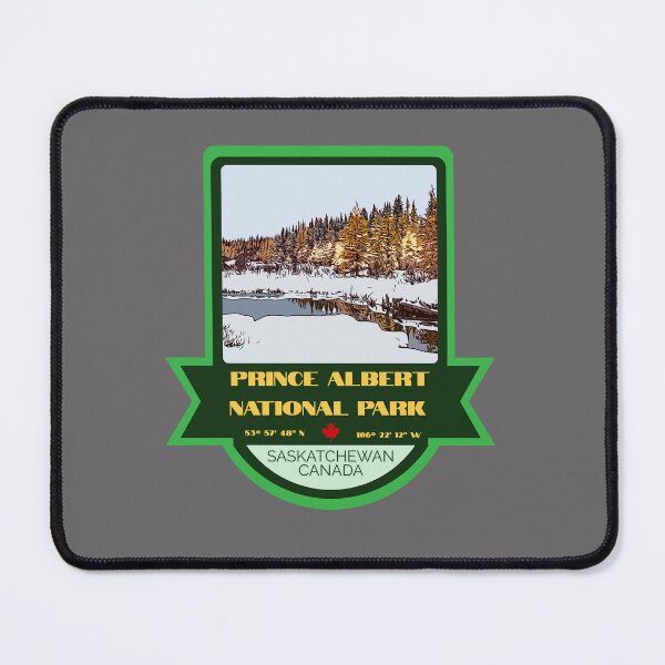 Item preview, Prince Albert National Park Vintage Retro Sticker – Canada National Park Badge Design designed and sold by RouseDesigns.