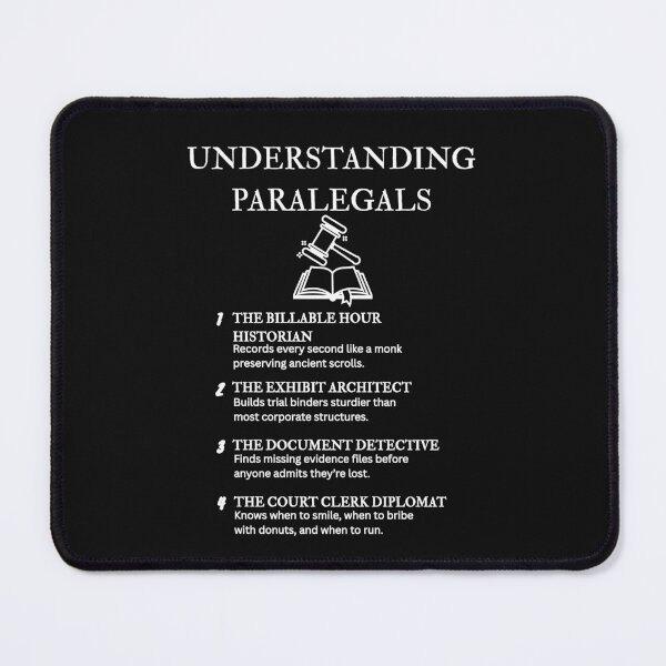 Item preview, Understanding Paralegals – Turning Panic Into Perfectly Filed Documents – Black designed and sold by PsyFlow35.
