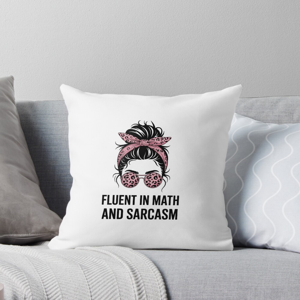Item preview, Throw Pillow designed and sold by lilLilaBatArt.