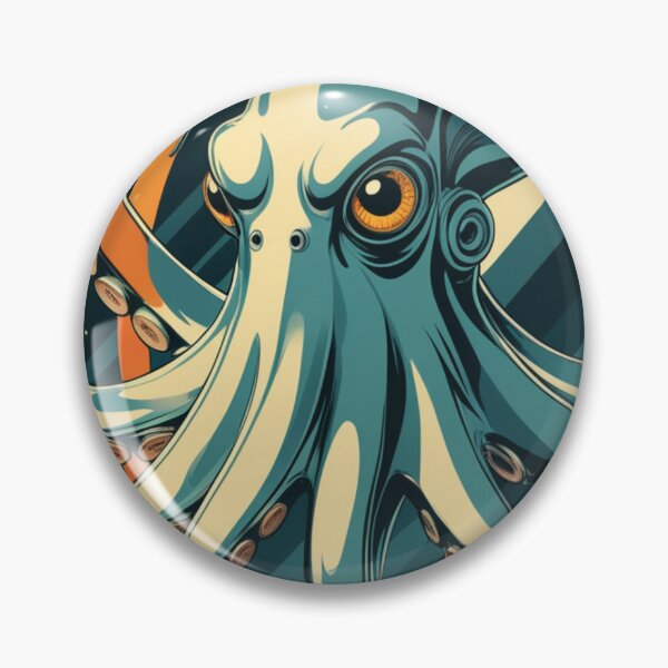 Item preview, Atomic Oceans: Raygun Gothic Octopus designed and sold by PrimeGens.