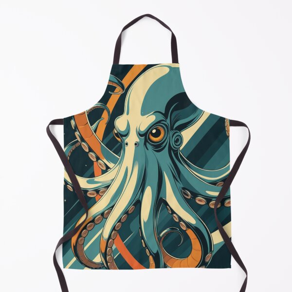 Item preview, Atomic Oceans: Raygun Gothic Octopus designed and sold by PrimeGens.