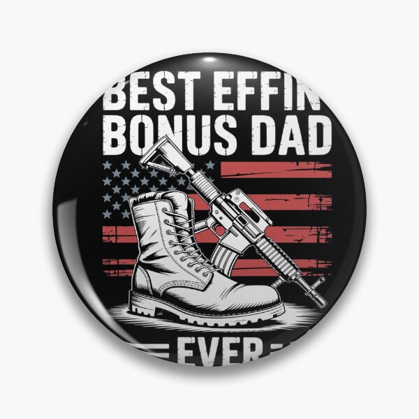 Item preview, Best Effin’ Bonus Dad Ever Daddy American Flag  designed and sold by HuValverdeArt.
