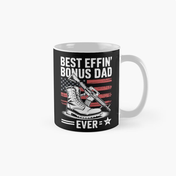 Item preview, Best Effin’ Bonus Dad Ever Daddy American Flag  designed and sold by HuValverdeArt.