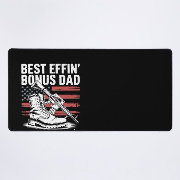 Item preview, Best Effin’ Bonus Dad Ever Daddy American Flag designed and sold by HuValverdeArt.