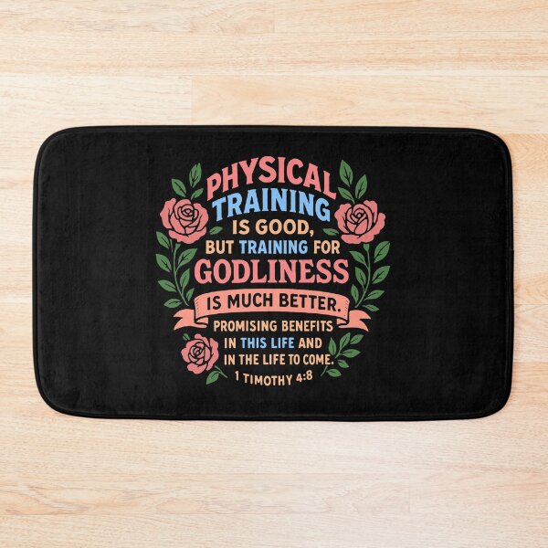 Item preview, 1 Timothy 4:8 Training For Godliness Is Much Better designed and sold by plushism.