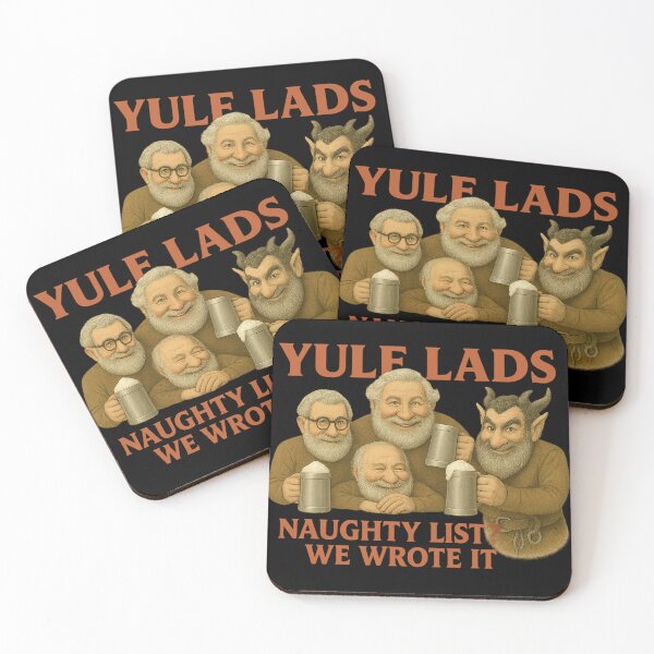 Item preview, Yule Lads: Naughty List? We Wrote It – Vintage Nordic Mischief designed and sold by POD DYNASTY | Original Print On Demand T-Shirt Graphics.