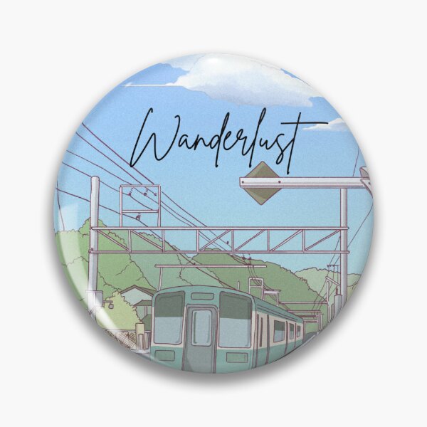 Item preview, Wanderlust Ghibli Inspired Aesthetic Scenery  designed and sold by PastelPixelCo.