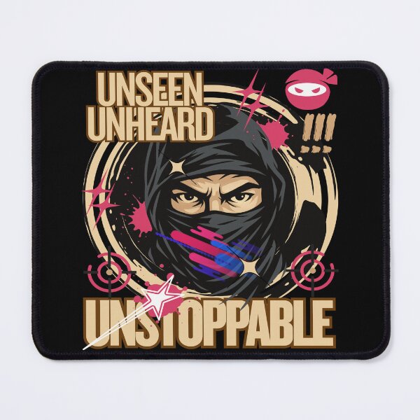 Item preview, Unseen, Unheard, Unstoppable Ninja T-Shirt designed and sold by DZ Loumatti.