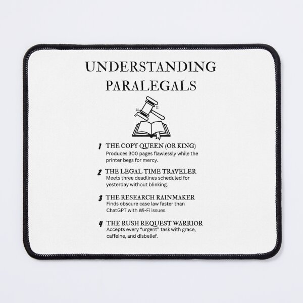 Item preview, Understanding Paralegals – Because “Urgent” Is a Daily State of Mind designed and sold by PsyFlow35.