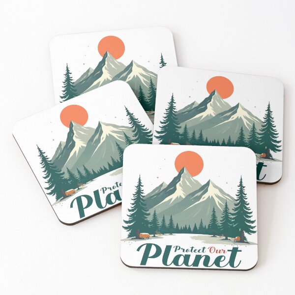 Item preview, Protect Our Planet Shirt | Eco-Friendly Mountain & Wildlife Vector Art designed and sold by Design-Pro-21.
