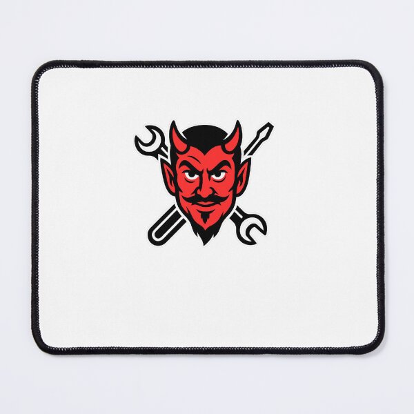 Item preview, Hot Rod Devil Mechanic Head – Vintage Garage Wrench Logo Retro designed and sold by Fleetwood1994.