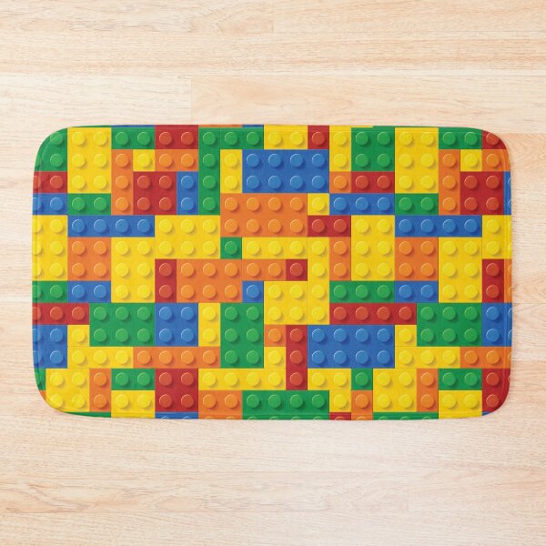 Item preview, Colorful Construction Brick Seamless Pattern designed and sold by dnyl.