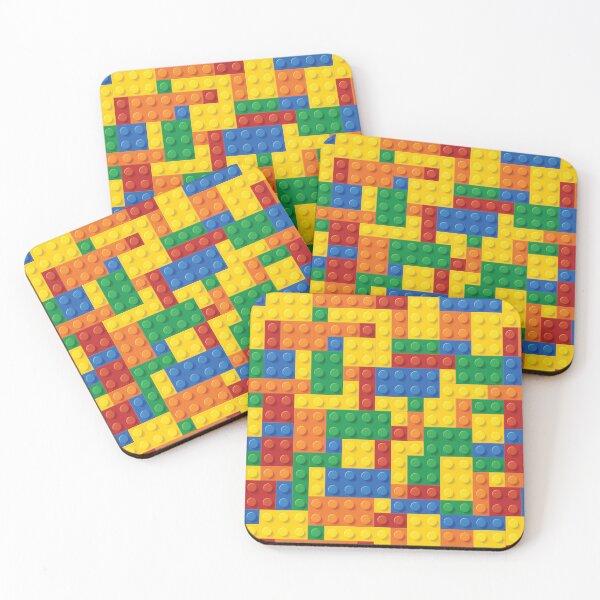 Item preview, Colorful Construction Brick Seamless Pattern designed and sold by dnyl.