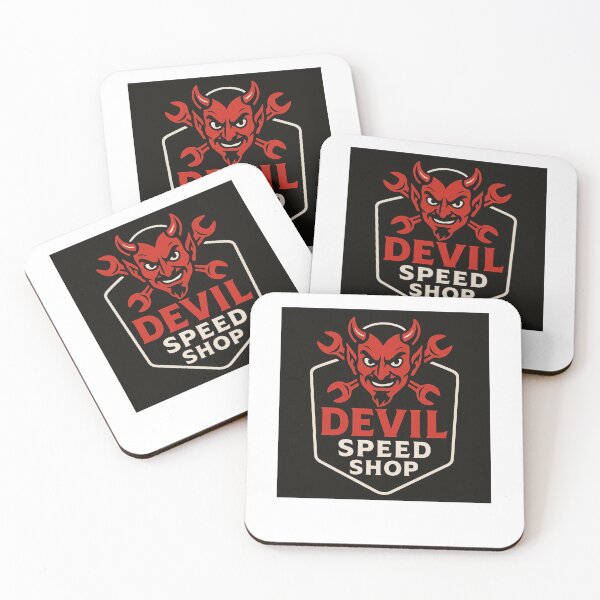 Item preview, Devil Speed Shop Logo – Retro Hot Rod Garage Emblem Vintage Mechanic designed and sold by Fleetwood1994.